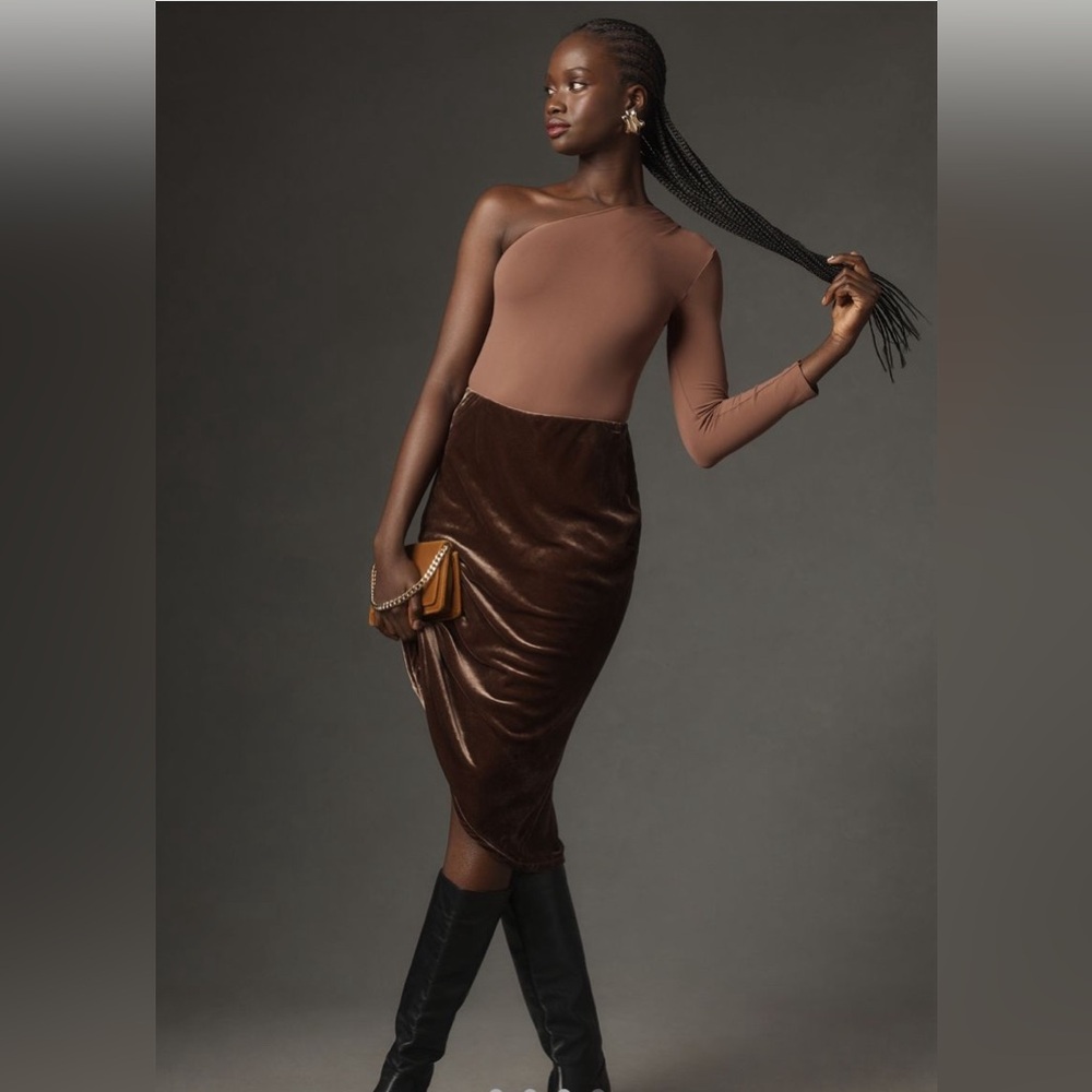 Seamless one shoulder bodysuit